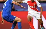 L'attaquant monégasque Kylian Mbappé en demi-finale de Ligue des Champions, le 3 mai 2017 à Monaco