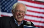 Le candidat à la primaire démocrate Bernie Sanders, à Cedar Falls, le 24 janvier 2016, aux Etats-Unis
