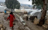 Un camp pour personnes déplacées dans la province d'Idleb, le 13 janvier 2022 en Syrie