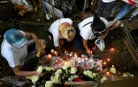 Hommage à Vanesa Campos dans le Bois de Boulogne où elle a été assassinée, le 24 août 2018