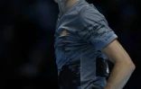 Alexander Zverev lors de son match contre Rafael Nadal au Masters le 11 novembre 2019 à Londres