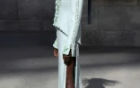 Le modèle de la mariée dans la collection automne 2018 - hiver 2019 de Chanel, présentée à Paris Paris le 3 juillet 2018.