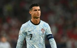 Le capitaine portugais Cristiano Ronaldo remplacé en seconde mi-temps contre la Géorgie, le 26 juin 2024 à Gelsenkirchen