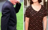 Montage photos réalisé le 28 novembre 2001 du président Bill Clinton, et de la stagiaire de la Maison Blanche Monica Lewinsky