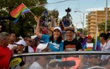 Mariela Castro, fille de l'ex-président Raul Castro, à la marche des fiertés gay, le 12 mai 2018