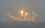 Une fusée Longue Marche 5, transportant la sonde lunaire Chang'e-6, décolle du Centre de lancement spatial de Wenchang, dans la province du Hainan, dans le sud de la Chine, le 3 mai 2024