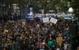 Manifestation après la tuerie de Dallas, le 8 juillet 2016 à San Francisco