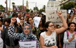 Manifestation à Casablanca pour dénoncer les violences sexuelles à l'encontre des femmes, le 23 août 2017