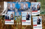 Affiches électorales dans les rues de Sofia, le 11 novembre 2016