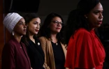 Les quatre élues démocrates visées par Donald Trump (de gauche à droite): Ilhan Omar, Alexandria Ocasio-Cortez, Rashida Tlaib et
Ayanna Pressley, le 15 juillet 2019 à Washington