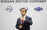 Le PDG de l'alliance  Renault- Nissan-Mitsubishi Motors Carlos Ghosn, lors d'une conférence de presse à Detroit, aux États-Unis, le 11 janvier 2016