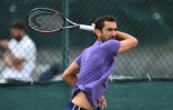 Le Croate Marin Cilic lors d'une séance d'entraînement à Wimbledon, le 13 juillet 2017