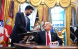 Le futur maire de New York Zohran Mamdani et le président américain Donald Trump à la Maison Blanche, à Washington, le 21 novembre