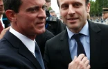 Manuel Valls et Emmanuel Macron le 14 juillet 2016 à Paris