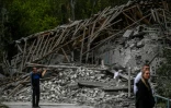 Une maternité détruite par une frappe à Kramatorsk, le 12 septembre 2022 dans la région de Donetsk, en Ukraine