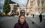 La Suédoise Greta Thunberg, le 28 septembre 2018 devant le Parlement suédois à Stockholm