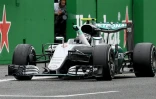 Nico Rosberg célèbre sa victoire au GP d'Italie, le 4 septembre 2016 à Monza