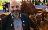 Bruno Dufayet, président de la Fédération nationale bovine (FNB), au salon de l'agriculture, en février 2018