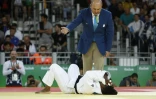 La désillusion de la judoka Gévrise Emane battue dès le 1er tour aux JO de Rio, le 10 août 2016 