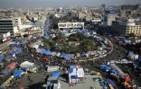 Le campement des manifestants sur le place Tahrir à Bagdad, le 20 décembre 2019