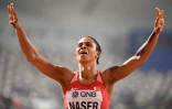 La Bahreïnie Salwa Eid Naser, championne du monde du 400 m, à Doha, le 3 octobre 2019