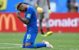 Neymar soulagé après son but contre le Costa Rica, le 22 juin 2018 à Saint-Pétersbourg  