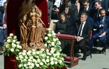 Le ministre de l'Intérieur Gérald Darmanin au Vatican, le 15 mai 2022