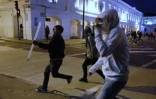 Des protestataires lors d'affrontements avec la police, à Quito, le 17 juin 2022