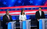 Le troisième débat républicain pour la présidentielle américaine, à Miami, le 8 novembre 2023
