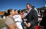 Samedi 26 août 2006 -

François Bayrou, chef de file de l'UDF, en visite aux Makes à Saint-Louis