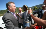 Samedi 26 août 2006 -

François Bayrou, chef de file de l'UDF, en visite aux Makes à Saint-Louis