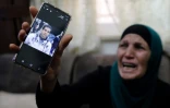 La mère du Palestinien Iyad Khairi Hallak, tué par la police israélienne le 30 mai 2020 à Jérusalem-Est