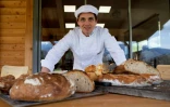 Thomas Teffri-Chambelland, le fondateur de l'Ecole internationale de boulangerie, le 18 avril 2018 Ă Noyers-sur-Jabron (Alpes-de-Haute-Provence)