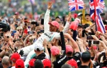 Le Britannique Lewis Hamilton remport le GP de Grande-Bretagne le 14 juillet 2019