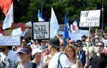 Manifestation à Metz le 14 août 2021 contre le pass sanitaire et la vaccination obligatoire de certains salariés