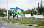 Des militants indépendantistes manifestent leur soutien aux responsables kanak interpellés, le 22 juin 2024 à Nouméa