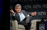 Le journaliste George Stephanopoulos lors d'une discussion publique organisée à New York, le 12 septembre 2023