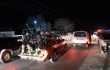 Des soldats pakistanais s'approchent du collège de police de Quetta le 24 octobre 2016
