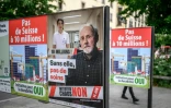 Des affiches électorales à Genève avant le référendum sur l'immigration, le 4 juin 2026 en Suisse