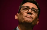 Le Premier ministre britannique Andy Burnham prononce un discours à Liverpool, dans le nord-ouest de l'Angleterre, le 29 septembre 2026