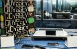 Une console de jeux Odyssey de la collection Charles Cros exposée à la Bibliothèque nationale de France (BnF), le 4 août 2022 à Paris