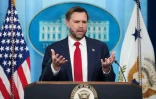 Le vice-président américain JD Vance lors d'un point presse à la Maison Blanche, le 18 juin 2026 à Washington