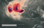 Fumées des incendies en Indonésie