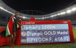 La Kényane Faith Kipyegon, championne olympique du 1500 m à Rio, le 16 août 2016