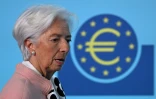 La présidente de la BCE, Christine Lagarde, le 17 avril 2025 à Francfort, en Allemagne