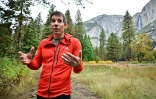 Le grand grimpeur américain Alex Honnold au parc national de Yosemite le 26 octobre 2025