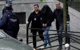 Un suspect arrêté sur les lieux d'une fusillade dans une école élémentaire à Belgrade, le 3 mai 2023