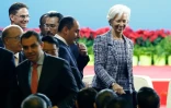 La directrice générale du Fonds monétaire international (FMI), le 14 mai 2017 à Pékin
