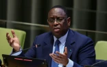 L'ancien président sénégalais Macky Sall au siège de l'ONU à New York, le 22 avril 2026
