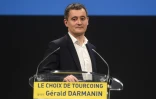Gérald Darmanin en campagne en février 2020